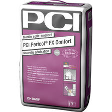 Mortier colle sans glissement pour carrelage de sol ou mural | PCI Pericol FX Confort