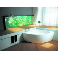 Baignoire d'angle avec ou sans fonctions hydromassantes | Coralya