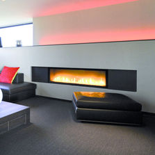Cheminée à gaz encastrable à large écran | Cosmos 145