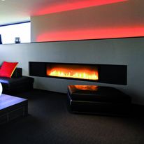 Cheminée à gaz encastrable à large écran | Cosmos 145