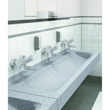 Robinet mural à déclenchement automatique ou manuel par levier médical | Vitus