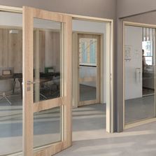 Blocs-portes Largement Vitrés avec vantail à condamnation | Jeld-Wen 