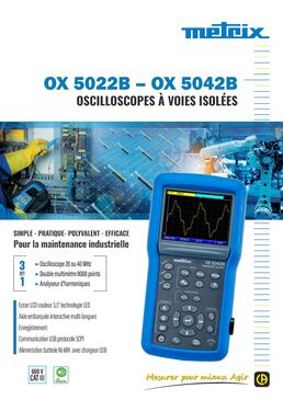 Oscilloscopes à voies isolées | OX 5022B