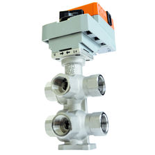 Vanne compacte de régulation à boisseau sphériques six voies | V6V