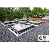 Lanterneau verre avec cadre aluminium | LAMILUX Glass Skylight FE 0°