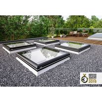 Lanterneau verre avec cadre aluminium | LAMILUX Glass Skylight FE 0°