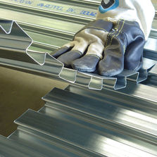 Tôle acier pour plancher en coffrage perdu | Profilés à queue d'aronde Lewis