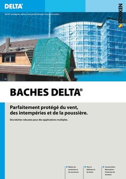 Bâche de protection pour toiture en construction ou en rénovation | Delta Plan 2000