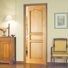 Porte en chêne de facture traditionnelle | Bloc-porte Chêne