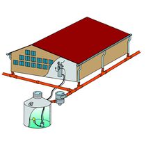 Station d'alimentation en eau de pluie à réservoir hybride | Maxima