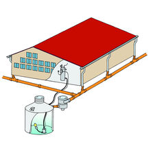 Station d'alimentation en eau de pluie à réservoir hybride | Maxima