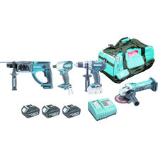 Gamme d'outillage en coffret de quatre machines 18 Volts | DK1866