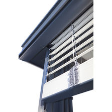 Véranda en aluminium à volets roulants intégrés | Nouvelle Génération