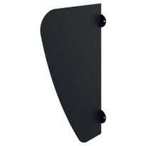 Séparateur urinoir AZA Inox noir mat | Réf. 100620BK