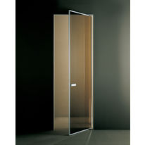 Porte vitrée va et vient à dormant invisible | Vela