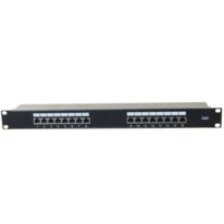 Panneau de brassage 19 pouces 1U 16 ports CAT6 stp |  Réf. 257309