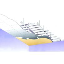 Ossature pour plafond suspendu en plaques de plâtre | Donn DX Rapid'Fix