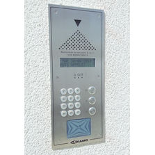 Platine à défilement PMR en acier inox brossé | W900.100