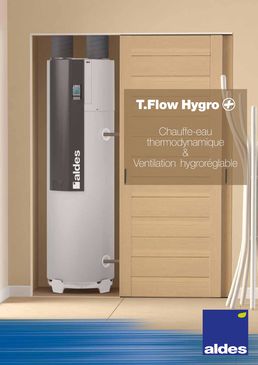 Chauffe-eau thermodynamique sur air extrait | T.Flow Hygro +