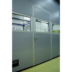 Porte industrielle sectionnelle avec tablier en acier ou aluminium | Crawford OH1042