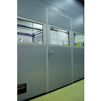 Porte industrielle sectionnelle avec tablier en acier ou aluminium | Crawford OH1042