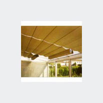 Stores intérieurs de véranda en toile métallisée une face | Store intérieur de véranda