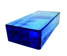 Brique de verre colorée de 5,3 cm d&#039;épaisseur | VetroPieno