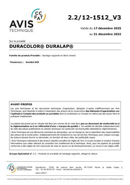 Bardage de façade en fibres et ciment SCB | DURACOLOR