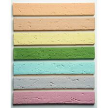 Plaquettes en  terre cuite de la gamme "teintes pastels" | Engobé pastel