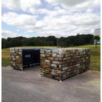 Palissades caches pour conteneurs poubelles | Belben