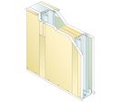 Cloison en plaque de plâtre pour ERP | Prégymétal D98/62 Xtra S