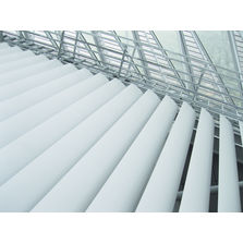 Brise-soleil à lames de 40 cm de largeur clipsées sur structure | Icarus Quickfix 400