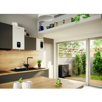 PAC murale compacte hybride gaz et énergies renouvelables | Hybea