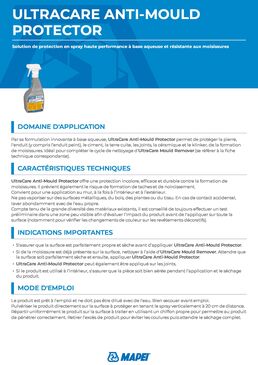 Protection anti-moisissures en spray | Ultracare Anti-Mould Protector base aqueuse