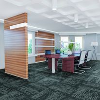 Dalle plombante amovible à velours bouclé structuré | Tecsom Evolution