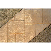 Béton imprimé en cinq motifs | Sika Pavédéco Imprimé