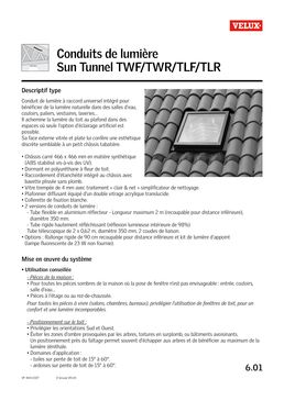 Conduit de lumière naturelle pour pièces sombres ou aveugles | Conduit de lumière Sun Tunnel Nouvelle Génération