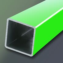 Tubes aluminium laqués RAL