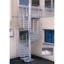 Escalier hélicoïdal en acier adapté au secteur industriel | Escalier hélicoïdal industrie