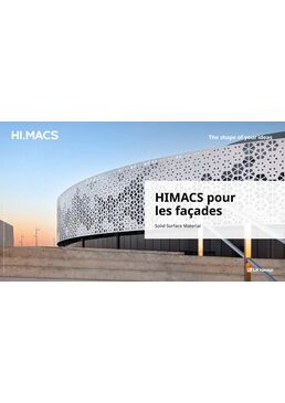 Panneaux de façade ventilée | HIMACS Solid Surface haute performance pour extérieurs