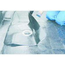 Evacuation des eaux pluviales à platine souple | Depco