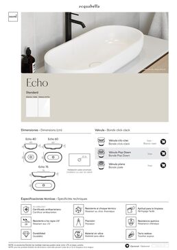 Lavabo à poser | ECHO