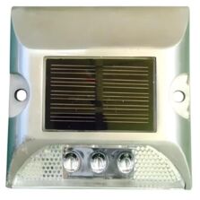 Plot routier solaire simple face en aluminium