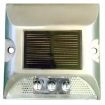 Plot routier solaire simple face en aluminium