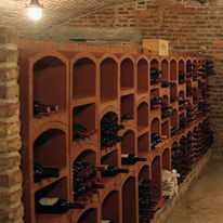 Casier à bouteilles en pierre reconstituée | Casier 19 bouteilles