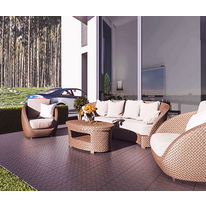 Dalles clipsables en polypropylène à emboîtement facile, rapide - BERGO 