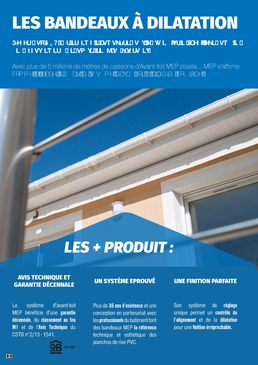 Bandeaux à dilatation M.E.P | BANDEAUX M.E.P