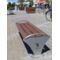 Banquette urbaine | Banquette Goélette en acier inoxydable et bois pour aménagement extérieur