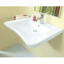 Lavabo extraplat en céramique adapté aux PMR | Targa Architectura Vita