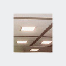 Cassettes métalliques sur structure de suspension carrée | Modulo